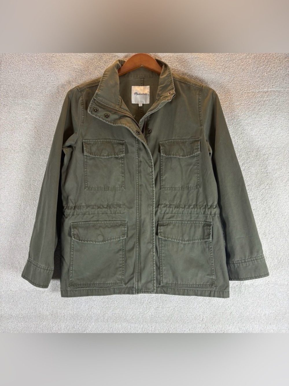 Madewell Surplus Jacket
Field Utility Military Cotton Jacket, Cinch Waist. Small - Picture 4 of 15
